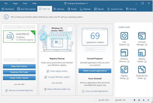 download Auslogics BoostSpeed 13.0.0.4