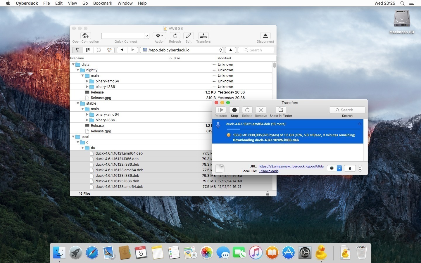 free for apple instal Cyberduck 8.7.0.40629
